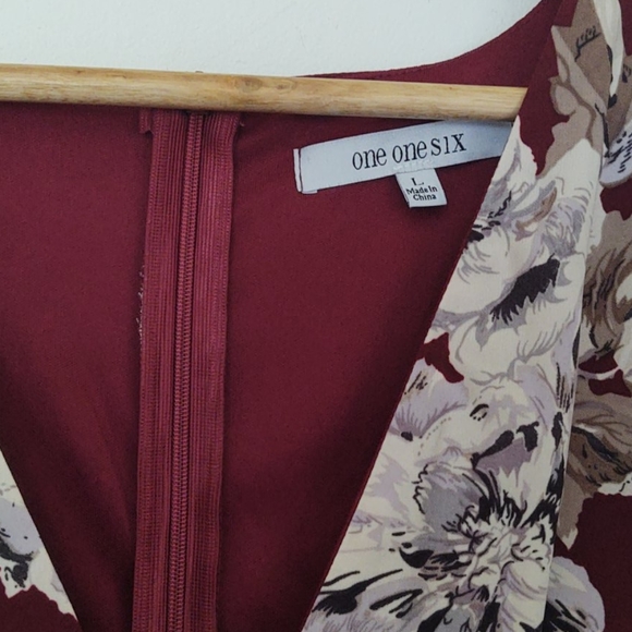 One One Six Floral Long sleeve romper sz Lg - Picture 3 of 15